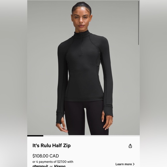 Lululemon half zip pullover - Picture 4 of 4